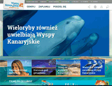 Tablet Screenshot of czescwyspykanaryjskie.com